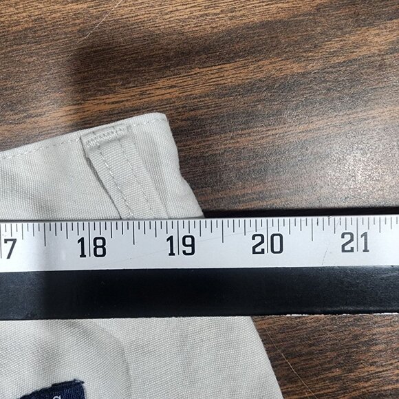 Men's Beige Chaps Cargo Shorts 100% Cotton 9.5" Inseam Size 40 - Picture 10 of 12